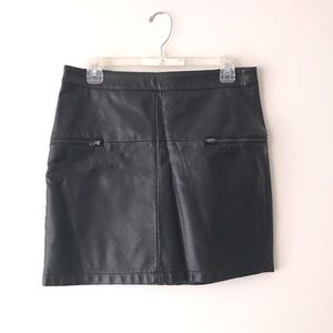 RW&Co mini pleather skirt
